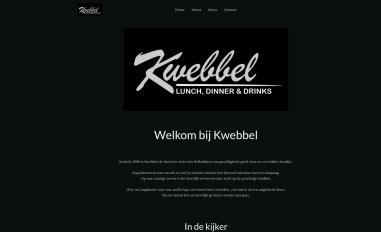 Schermafbeelding van cafe-kwebbel.nl