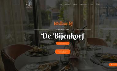 Schermafbeelding van cafedebijenkorf.com