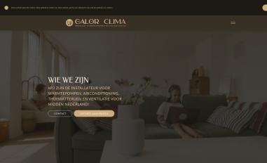 Schermafbeelding van calorclima.nl