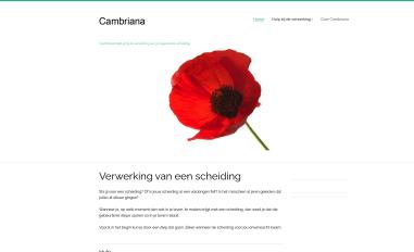 Schermafbeelding van cambriana.nl