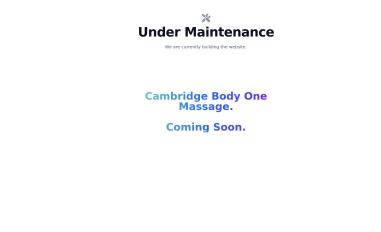 Schermafbeelding van cambridgebodyonemassage.co.uk