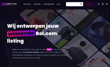 Schermafbeelding van cameleonmedia.nl