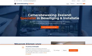 Schermafbeelding van camerabewakingzeeland.nl