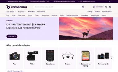 Schermafbeelding van cameranu.nl