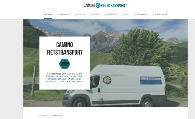 Schermafbeelding van camino-fietstransport.nl