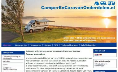 Schermafbeelding van camperencaravanonderdelen.nl