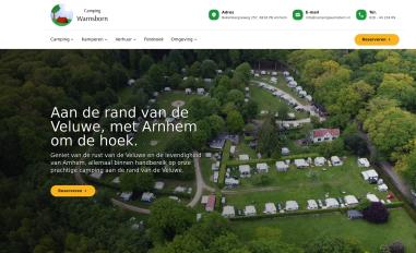 Schermafbeelding van campingwarnsborn.nl