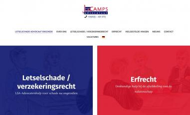 Schermafbeelding van campsadvocatuur.nl