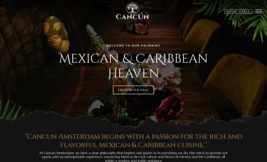 Schermafbeelding van cancunamsterdam.nl