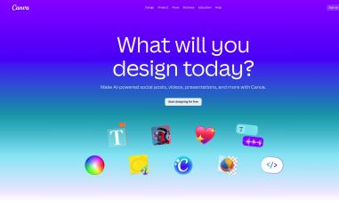 Schermafbeelding van canva.com