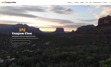 Schermafbeelding van canyonclan.com