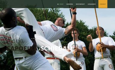 Schermafbeelding van capoeira-schiedam.nl