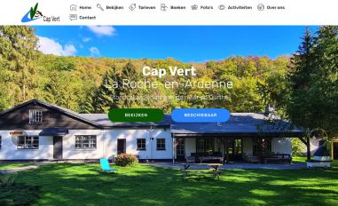 Schermafbeelding van capvertardennen.nl