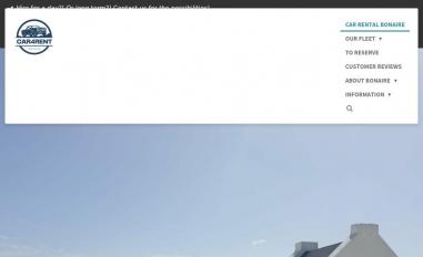 Schermafbeelding van car4rentbonaire.com
