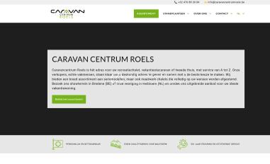 Schermafbeelding van caravancentrumroels.be