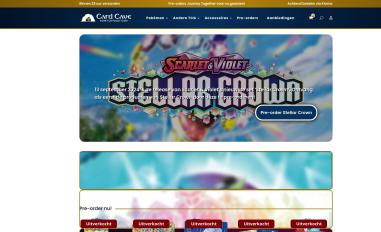 Schermafbeelding van cardcave.nl