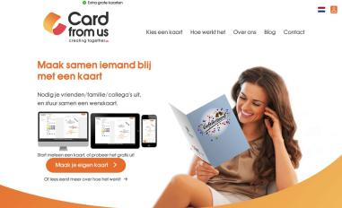 Schermafbeelding van cardfromus.nl