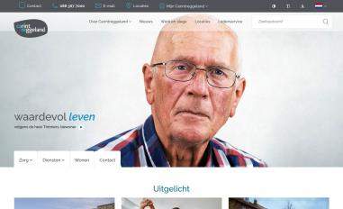 Schermafbeelding van carintreggeland.nl