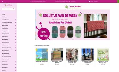 Schermafbeelding van carosatelier.nl