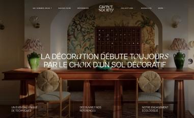 Schermafbeelding van carpet-society.com