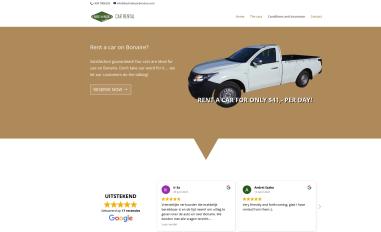 Schermafbeelding van carrentalbonaire.nl