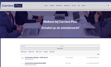 Schermafbeelding van carriereplus.nl