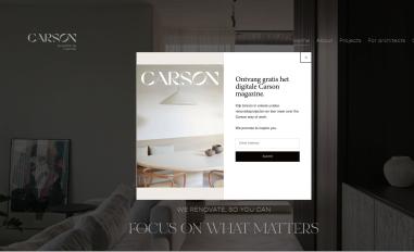 Schermafbeelding van carson.be