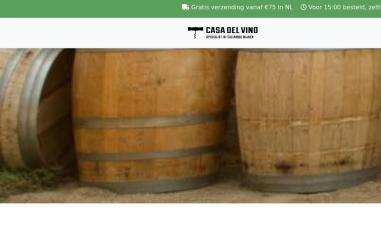 Schermafbeelding van casadelvino.nl