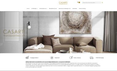 Schermafbeelding van casarti.be
