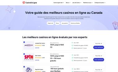 Schermafbeelding van casinoenligne.ca