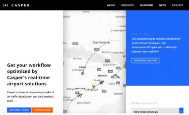 Schermafbeelding van casper.aero