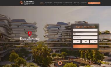 Schermafbeelding van caspian-properties.com