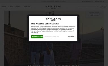 Schermafbeelding van cavallaronapoli.com