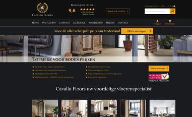 Schermafbeelding van cavallo-floors.nl