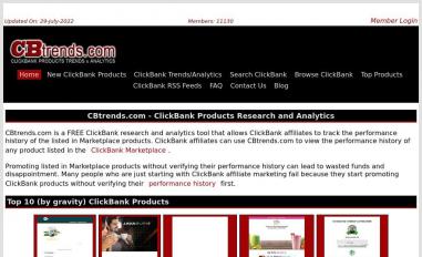 Schermafbeelding van cbtrends.com