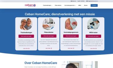 Schermafbeelding van cebanhomecare.com