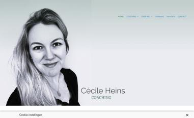Schermafbeelding van cecileheins.nl