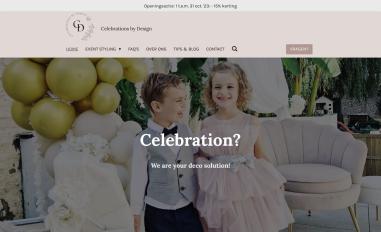 Schermafbeelding van celebrationsbydesign.be