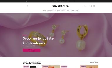 Schermafbeelding van celestano.nl