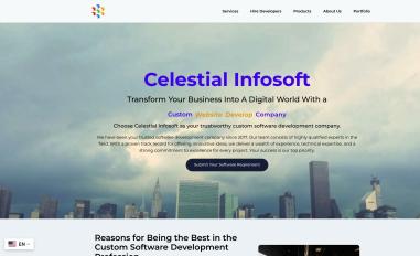 Schermafbeelding van celestialinfosoft.com