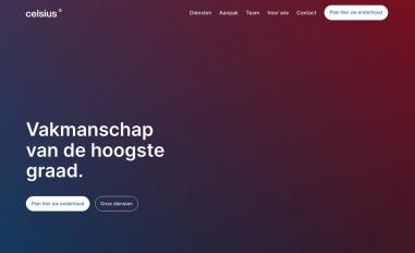 Schermafbeelding van celsius.be