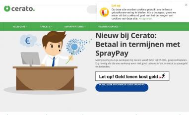 Schermafbeelding van cerato.be