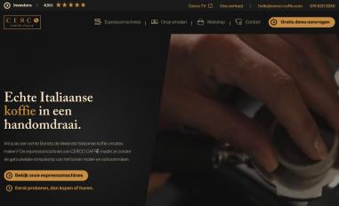 Schermafbeelding van cerco-caffe.com