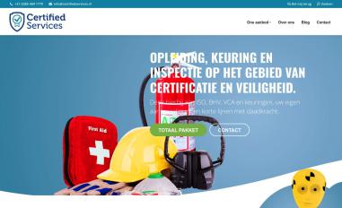 Schermafbeelding van certifiedservices.nl