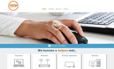 Schermafbeelding van cetin.nl