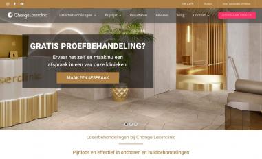 Schermafbeelding van changelaserclinic.nl