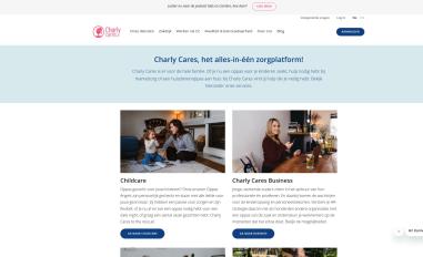 Schermafbeelding van charlycares.com
