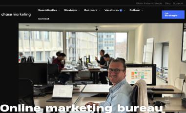Schermafbeelding van chasemarketing.nl