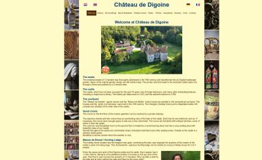 Schermafbeelding van chateau-de-digoine.com