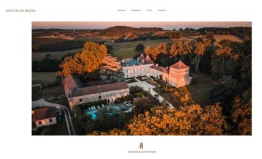 Schermafbeelding van chateauderedon.com